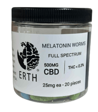 Load image into Gallery viewer, CBD Melatonin Worms – 25mg - ERTH CBD