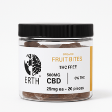 Load image into Gallery viewer, Organic CBD Fruit Bites – 25mg - ERTH CBD