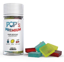 Load image into Gallery viewer, Pop’s Rocket Assortment Delta - 9 THC Vegan Gummies 20MG – 16CT Premium Hemp Gummies - ERTH CBD