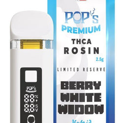 Berry White Widow (hybrid) THCa Rosin | 2.5g Disposable Vape - ERTH CBD