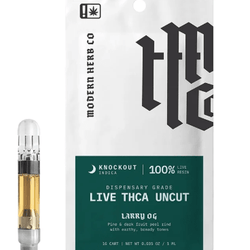 Larry OG THCA Live Resin Uncut Vape Cartridge | Indica | 1G – Modern Herb Co. - ERTH CBD
