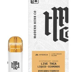 Modern Herb Co. Pineapple Express THCA Live Resin Liquid Diamonds Pod Kit – 2 g (Hybrid) - ERTH CBD