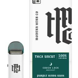 Modern Herb Co. Purple Hindu Kush THCA Live Resin Uncut Pod Kit (Indica) – 1g - ERTH CBD