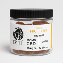 Load image into Gallery viewer, Organic CBD Fruit Bites – 25mg - ERTH CBD
