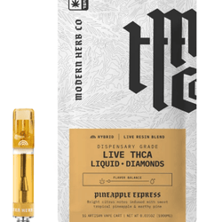 Pineapple Express Live Resin Liquid Diamonds Vape Cartridge | Modern Herb Co. - ERTH CBD