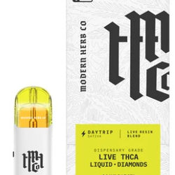Modern Herb Co. Sour Diesel THCA Liquid Diamonds pod kit featuring premium live resin extract, strain-specific terpenes, citrus aromas, diesel notes, and an uplifting sativa experience.