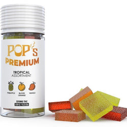 Tropical Assortment Delta - 9 THC Vegan Gummies 20MG – 16CT Premium Hemp Gummies - ERTH CBD