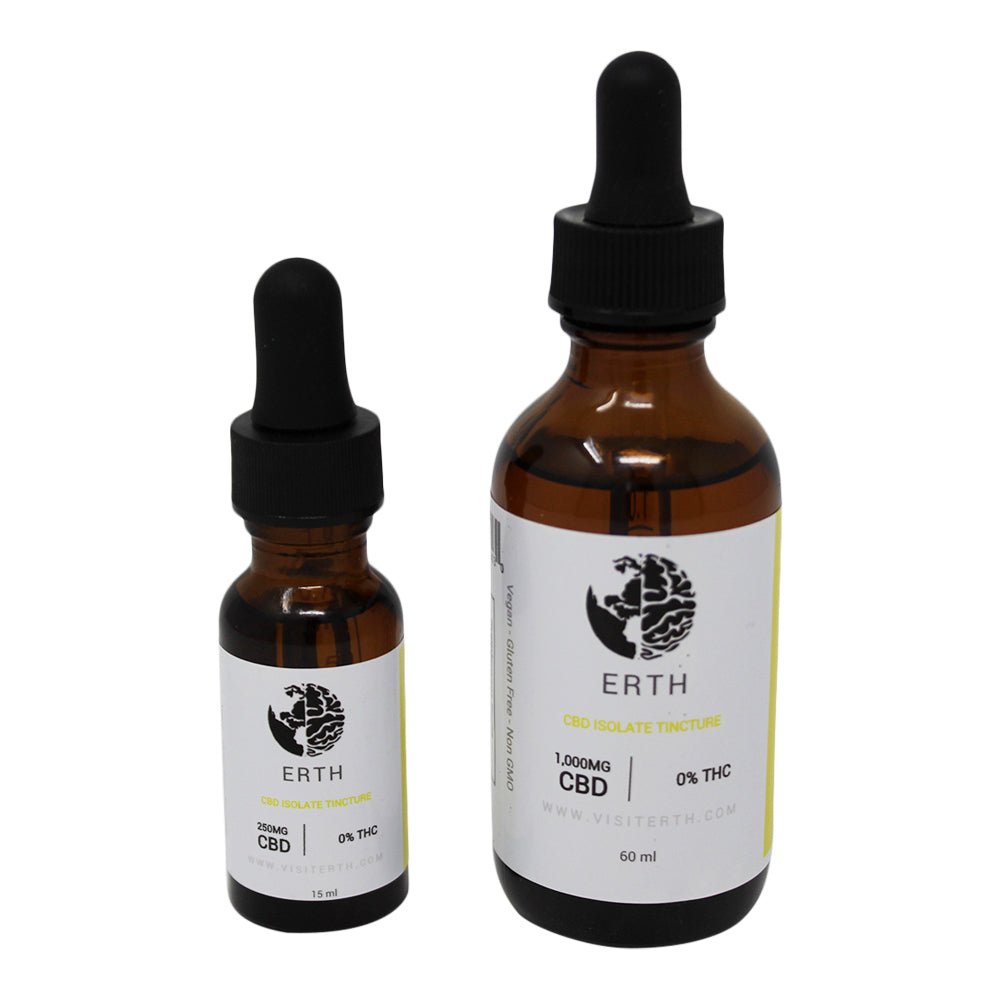 16mg CBD Tincture – Unflavored - ERTH CBD